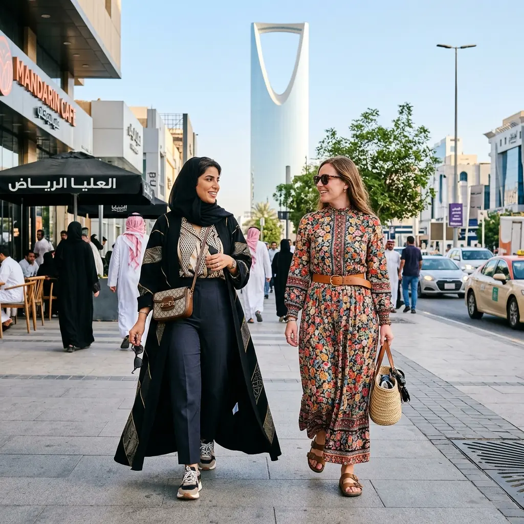 Traditional Saudi street style and fashion